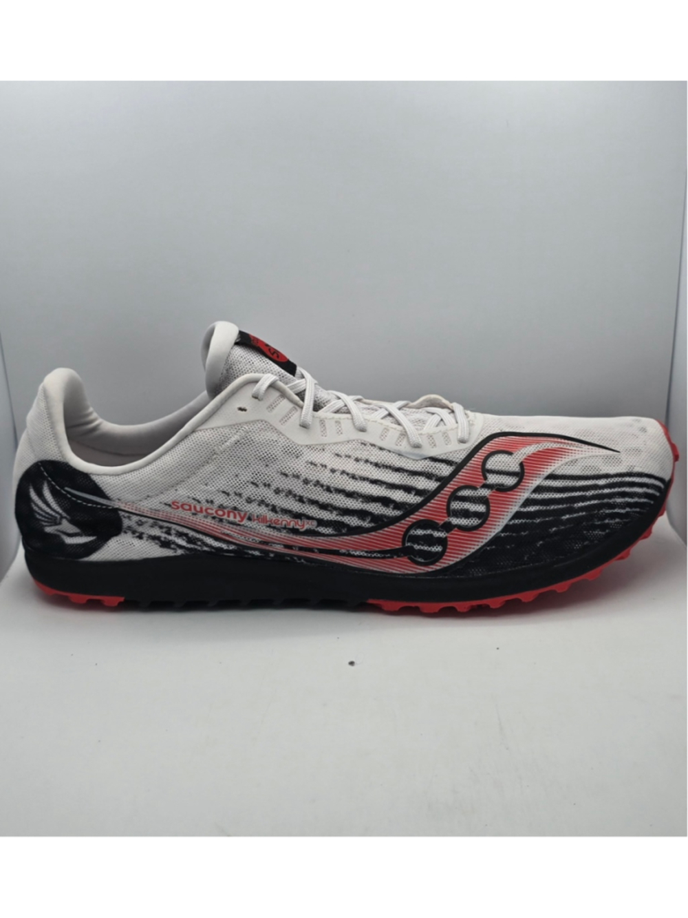 Men's Saucony Kilkenny XC Athletic Shoes White Black Red 12 men’s